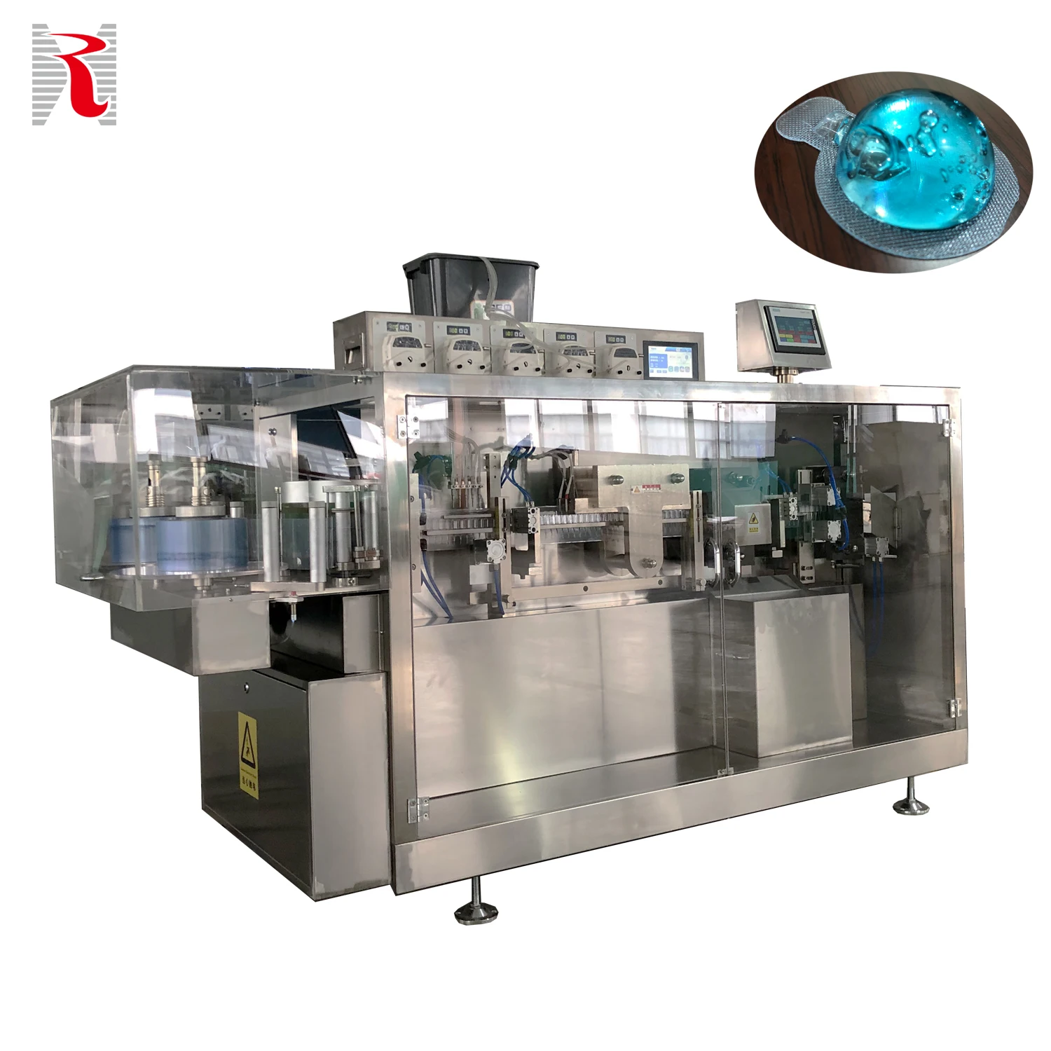 HOLS 118 Automatic 1 50ml Plastic Ampoule Making Filling Sealing Machine Low Temp For Comestic (1600276886884)