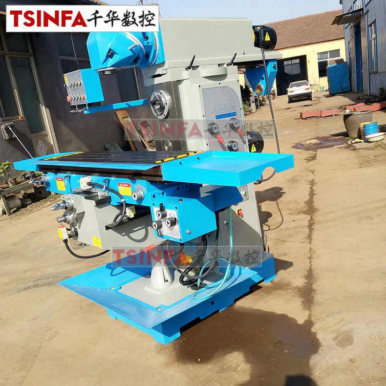 universal milling machine WN736 horizontal vertical milling equipment high quality Shandong Tengzhou factory table size 1500x360