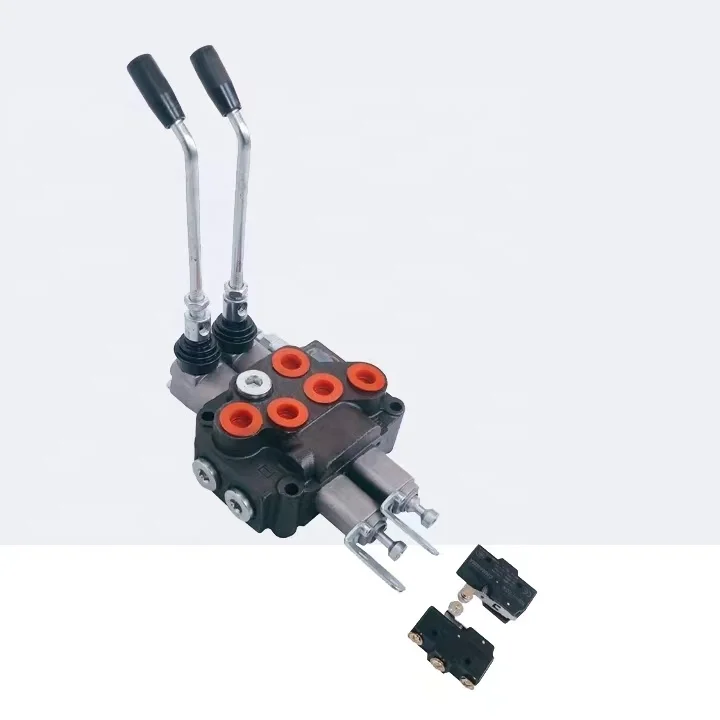Electric Forklift Tractor Truck Spare Parts 1-2-3-4 Elements Multidirctional  Hydraulic Distributor Flow Control Steering Valve