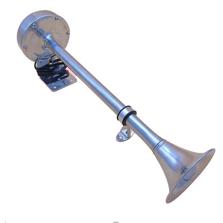 Good Twin Stainless Steel Waterproof Marine Electric Trumpet Air HornTwin Speaker Dual Horn Tweeters Boat-Yacht-Truck