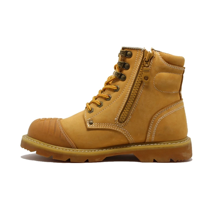 Camel Nubuck Leather Upper Matel Free Toecap Work Shoes S3