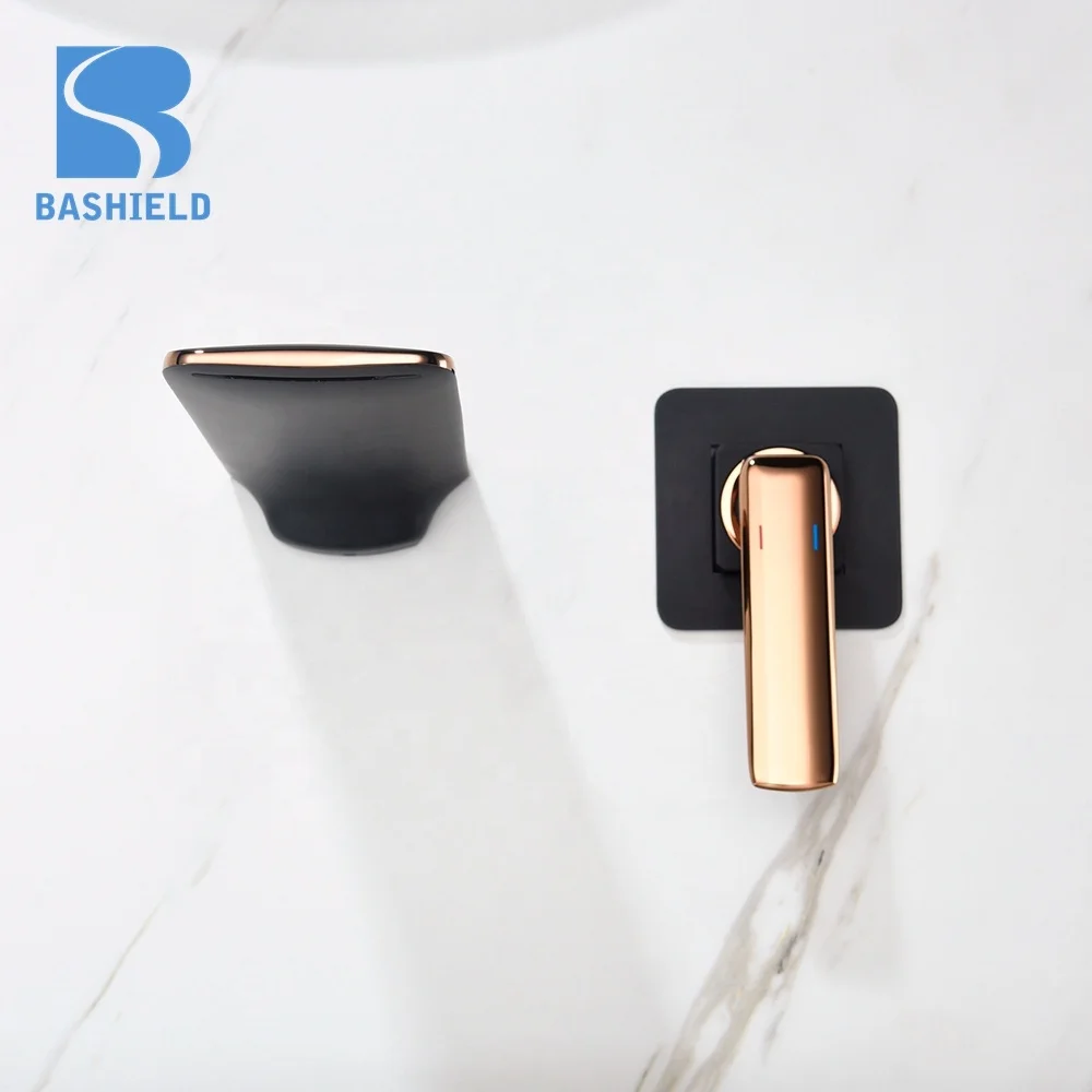 Wash Basin Brass Sink Double Hole Mixer Conceal Faucet Basin Faucet Height