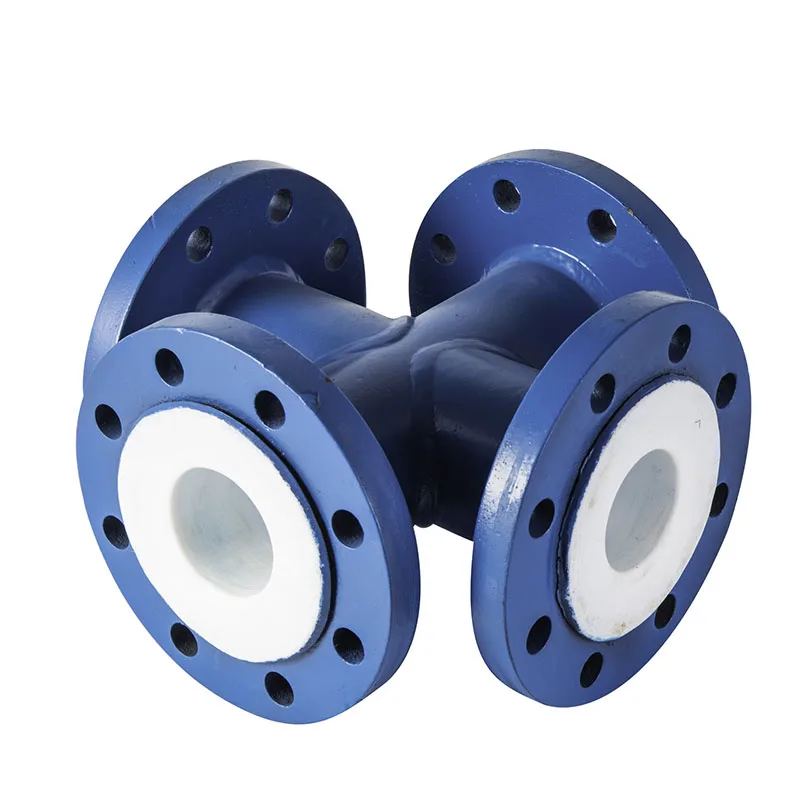 High Quality Iron Steel-Lined PTFE Molded Pipe Line ASTM Standard Carbon Steel Pipe Fittings with Head Model