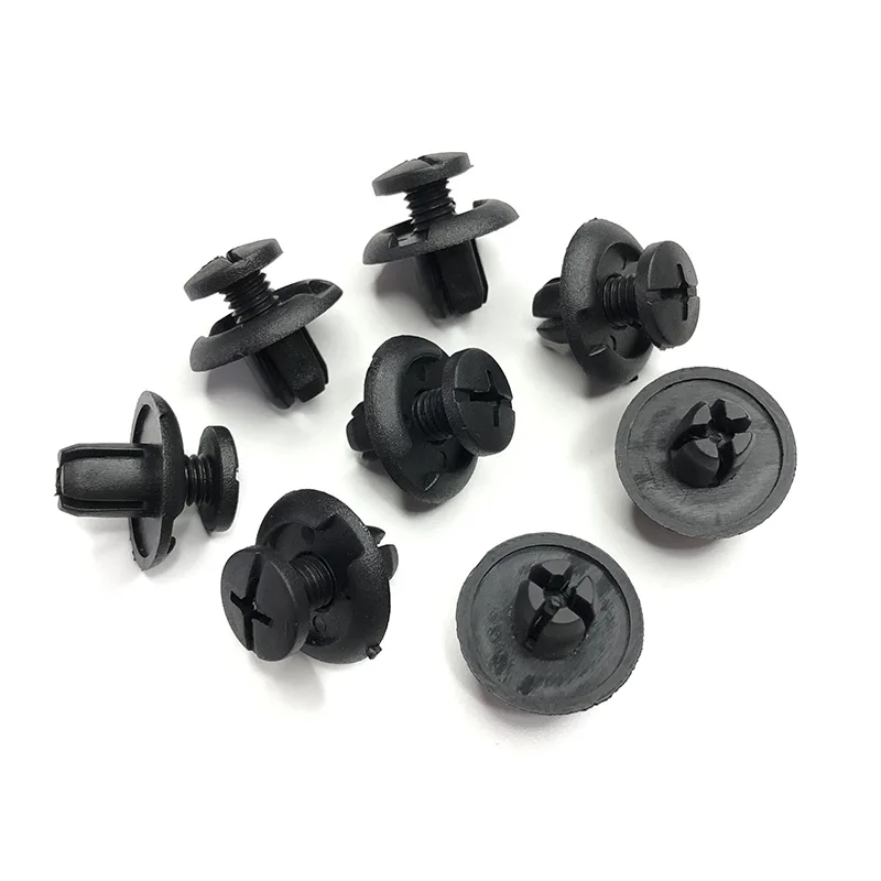 40pcs Auto Door Trim Panel Clips Fasteners 7.5mm Hole Car Fender Bumper Rivet Retainer for Honda 91512-SM4-003 Acura