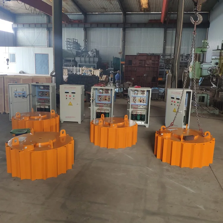 bulk material tramp iron removing Electromagnetic Separator for Belt Conveyor