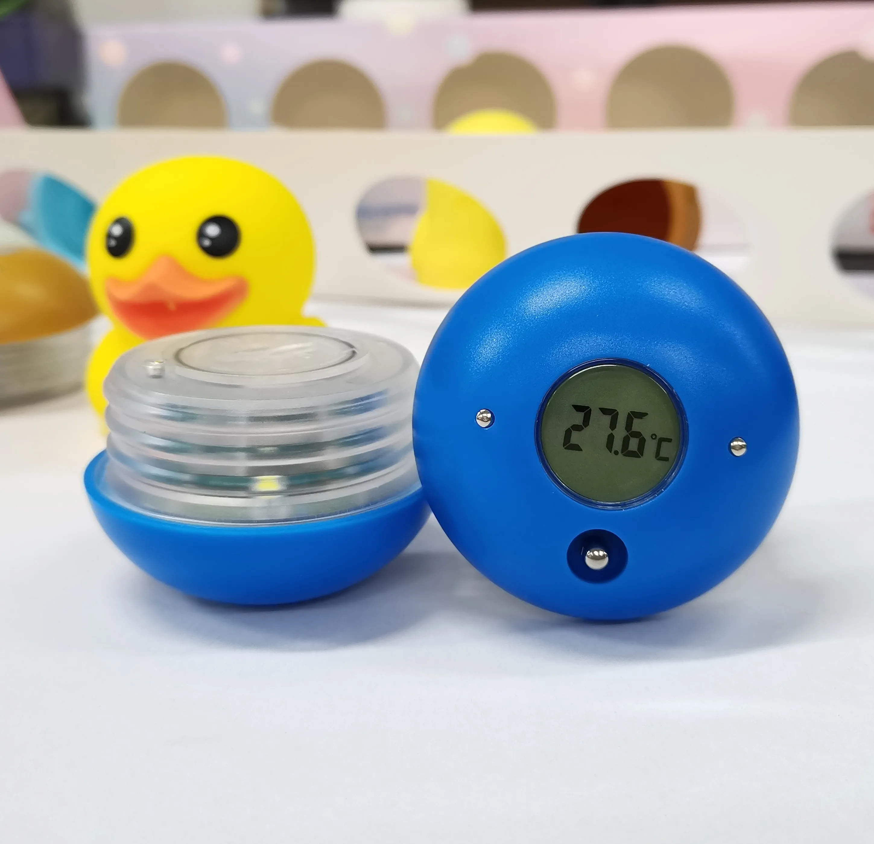 Best selling silicone Baby Bath Digital Thermometer,  detachable silicone jacket water bathtub thermometer