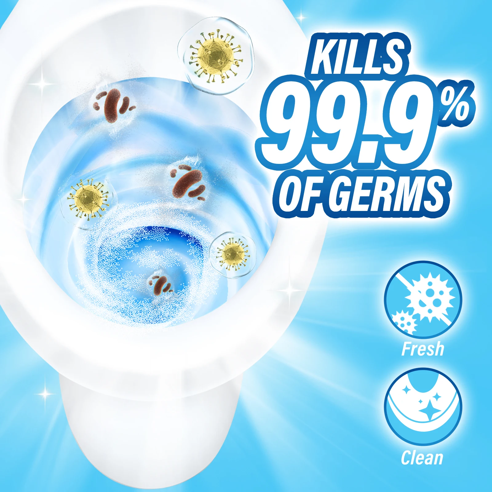 50g 6pk High quality Deodorization Scale Removal Urine Stains Odor Removal Toilet Tank Cleaner Block