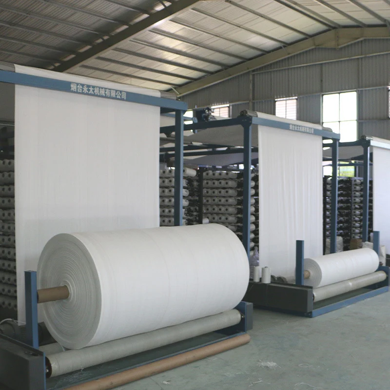 semi-finished pp woven ton bag bridge pre-pressure bag plastic customized 180gsm flexible freight big bag fabric roll