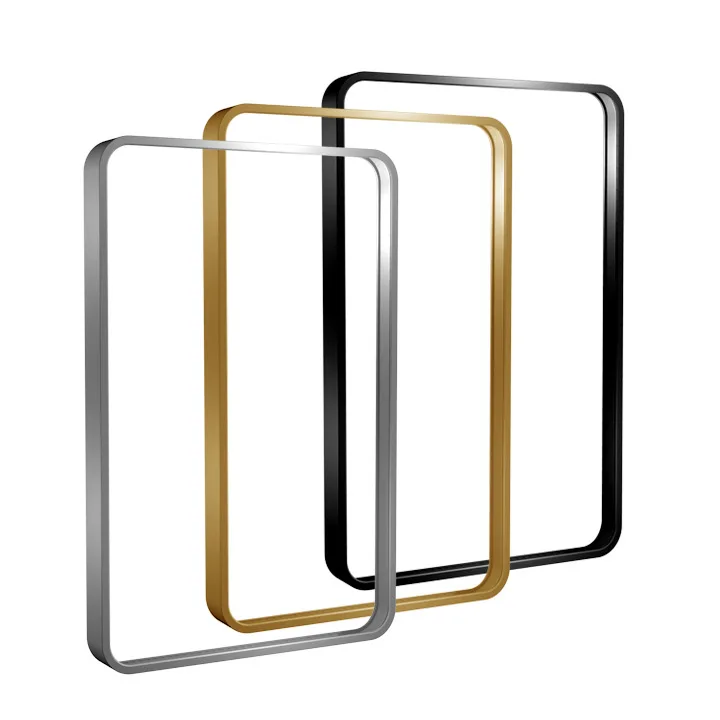 Aluminum photo frame profile mirror frame and advertising frame profile with welding bending processing