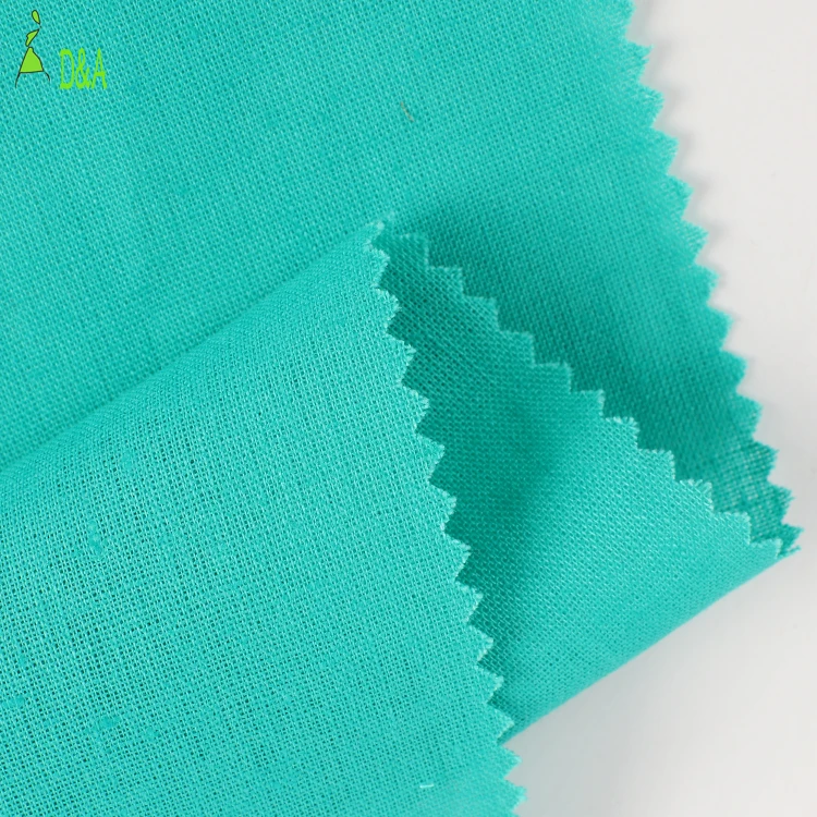 Окрашенная тканая ткань из однотонной 138gsm 55% лен 45% хлопка и льна/смешанный хлопок рулон ткани для