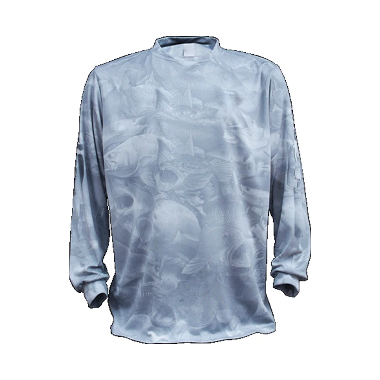 
Custom Recycled Material UV UPF 50+ quick dry long sleeve t shirt fishing 