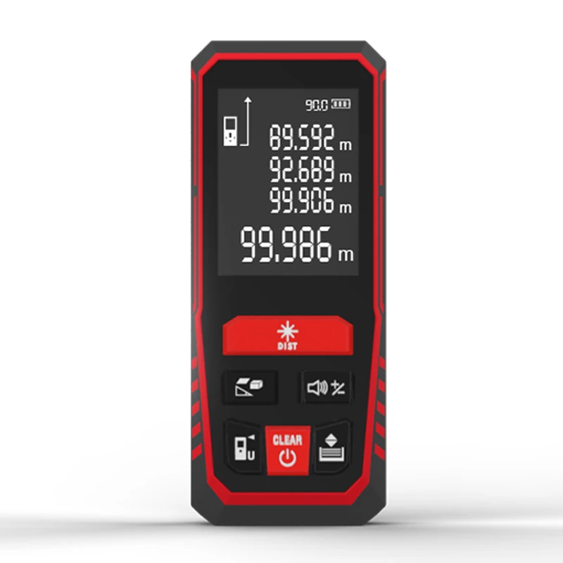Factory OEM Handleld 40m 70m 100m 120m LCD Backlight Digital Rangefinder Tool Laser Distance Meter