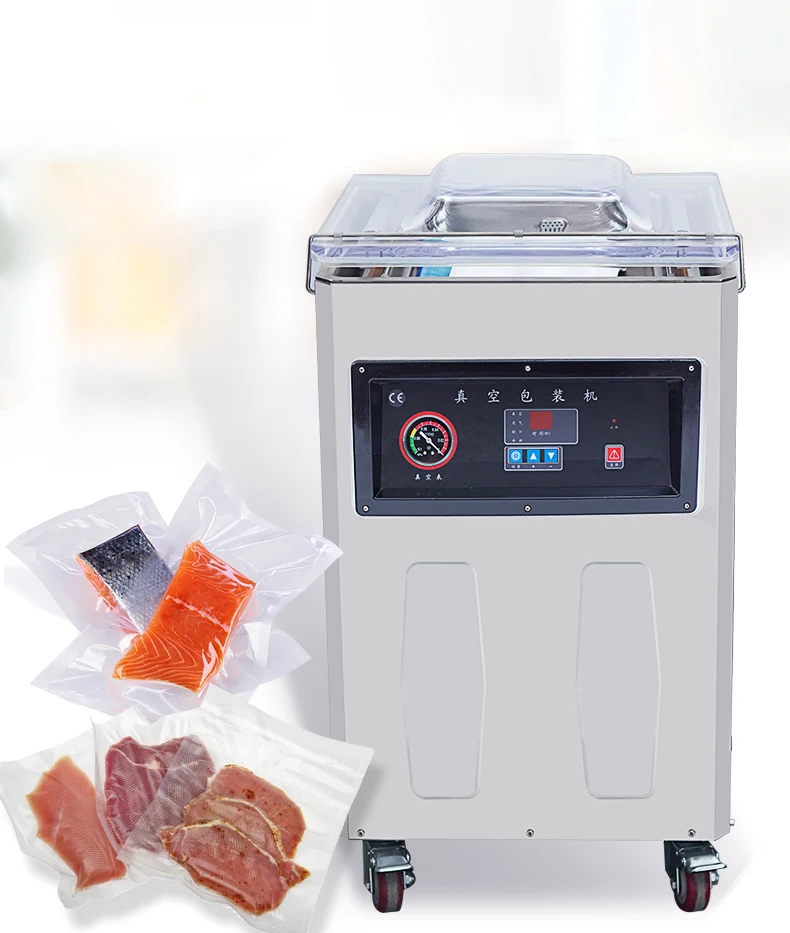 Industrial vertical dry fish sealer automatic vacuum packing machine