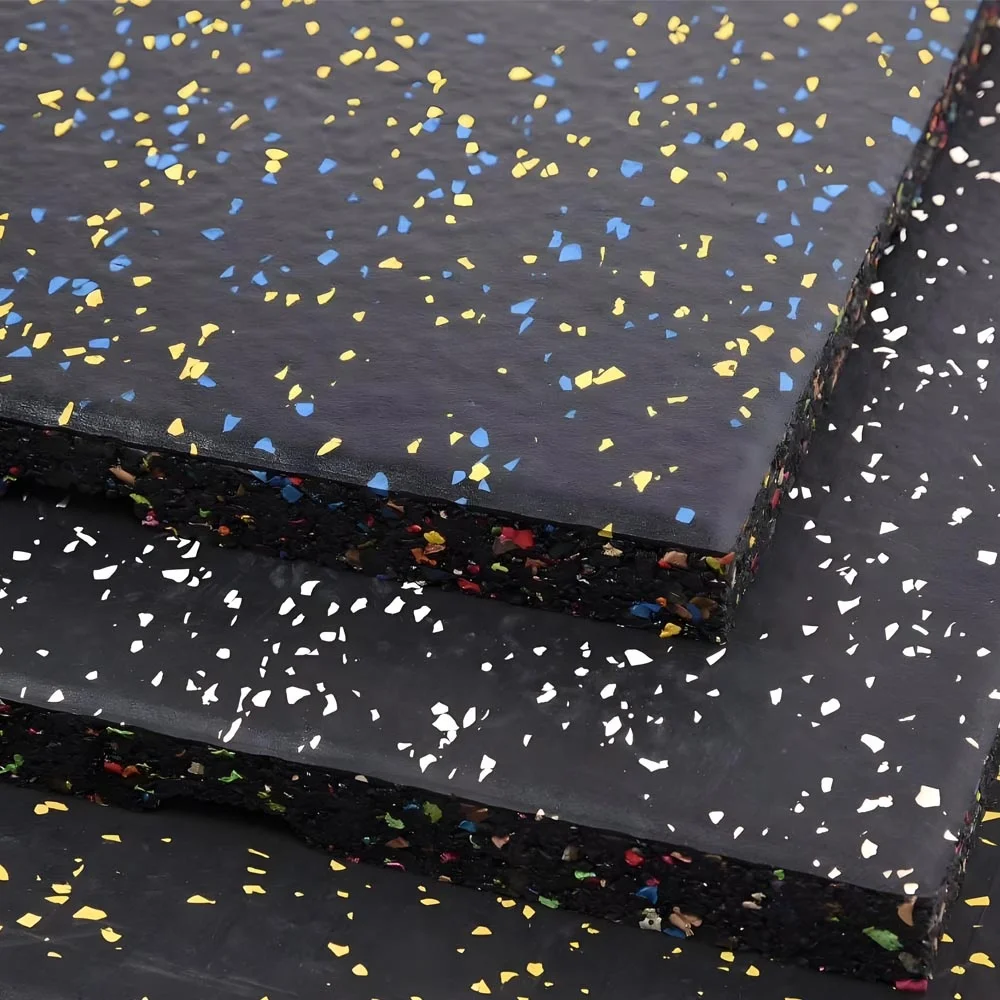 Fitness rubber mat flooring tiles anti shock mat floor puzzle mats mating rubber flooring for gym