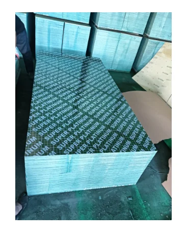 18 мм 1220x2440 зеленая полипропиленовая пластиковая пленка облицованная морской фанерой для опалубки бетонных изделий