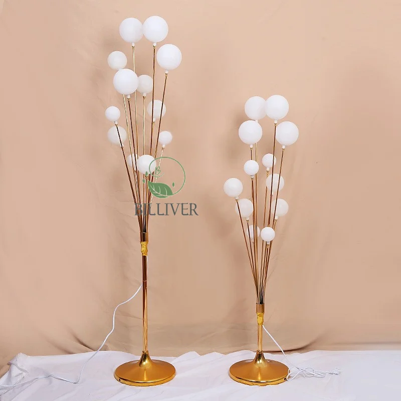 1.5M Celebration props road iron electroplating luminous happy fruit tree stage lighting stage light for wedding decoration