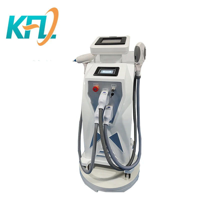 Hottest 3 in 1 elight ipl opt rf nd Yag Laser Tattoo removal/laser hair removal machine