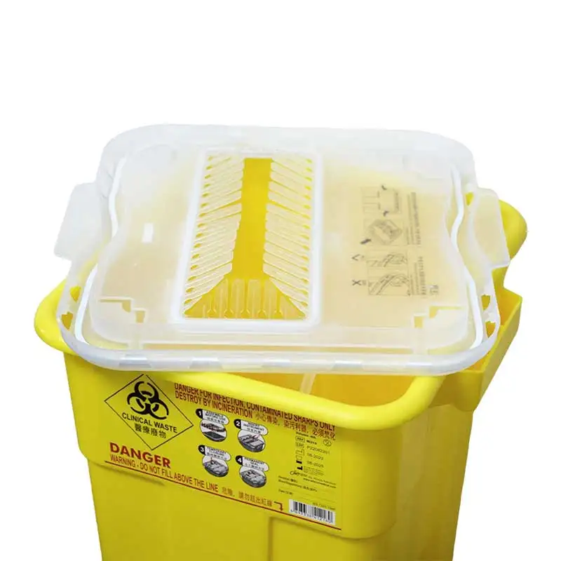Large Volume 40 Liter sharp containers box Hospital Use 40L Sharp Containers