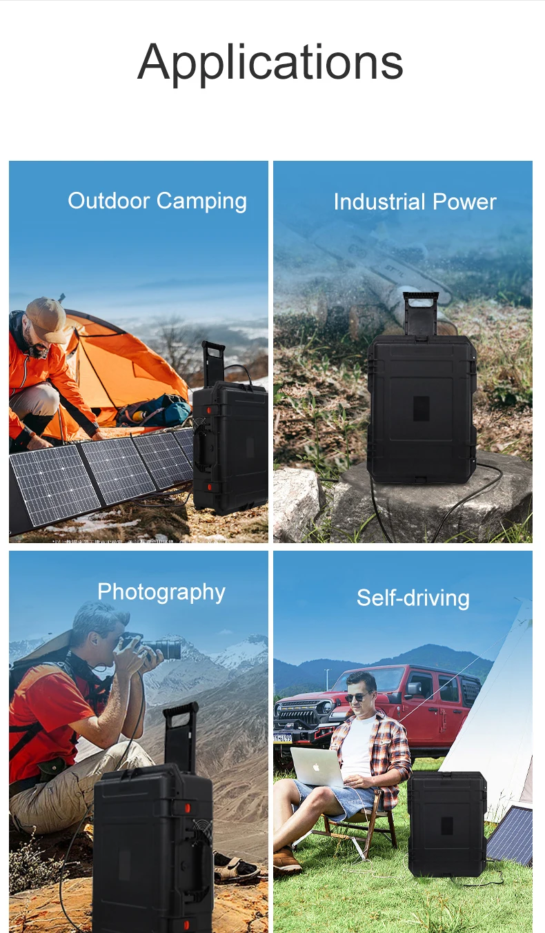 portable generator electric outdoor  solar battery 3000w 5000w  power station for electric car