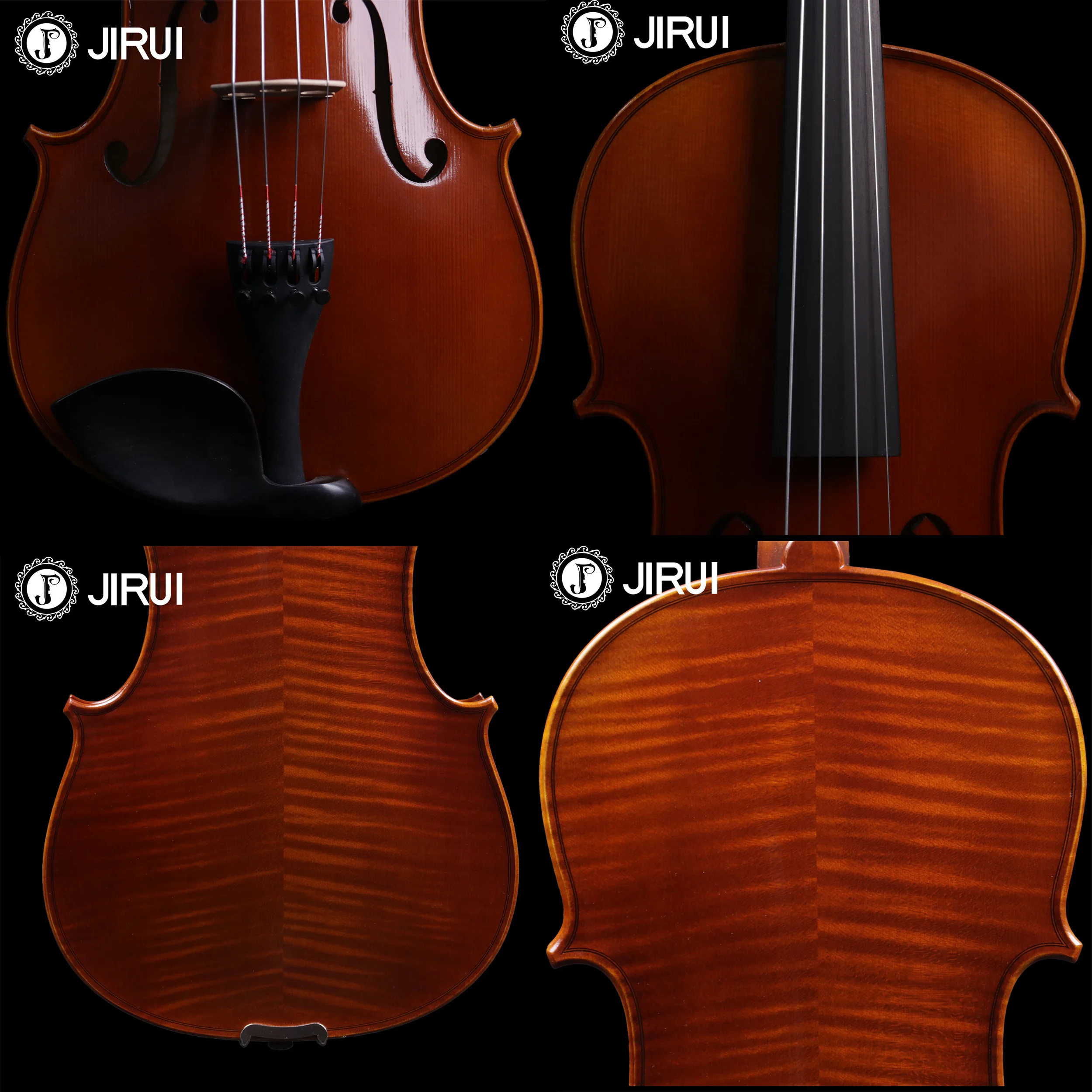 Full-Size Spectrum Professional Viola Advanced European Violin alto 1/32 to 4/4 Handmade High Quality Spruce Instrument grade A+