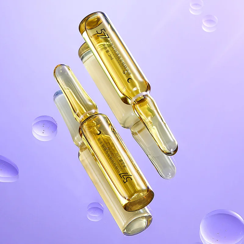 2ml*100pcs Day and Night Dual-effect Brightening Ampoule Serum Whitening Repairing Skin Care Facial Serum
