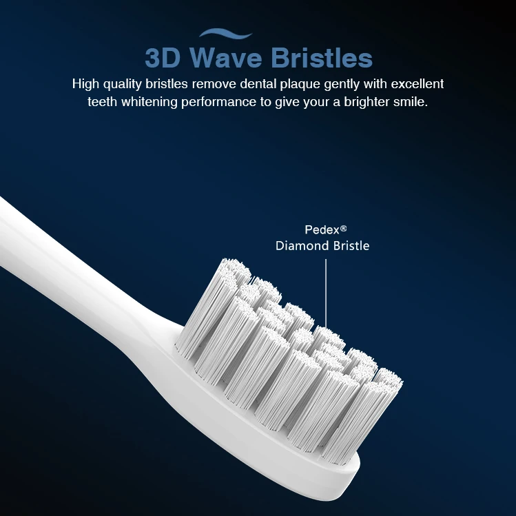 Custom Best Adult Sonic Electric Toothbrush Oral Care Slim Rechargeable Sonic Tooth Brush IPX7 OEM ODM Manufacturer ADA Accepted