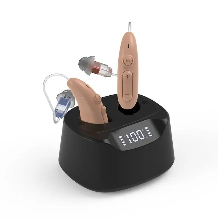Good Price 16 channels Wireless Ear Canal Cochlear Implant Rechargeable hearing aid Mini Medical Hearing Aids For Deafness