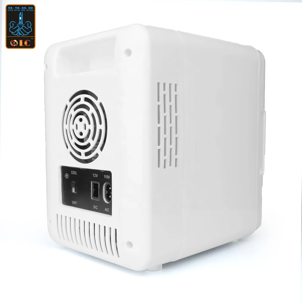 New Design Mini Car Cooler Box Cup Freezer Fridge Portable Refrigerator Electric 4L Cooler Warmer Portable Car Fridge For Travel