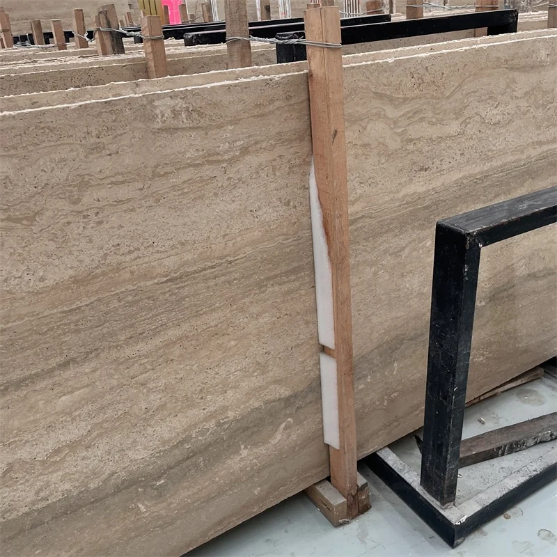 Good Price Italy Silver Grey Travertine Slab For Interior And Exterior Wall Cladding Decor