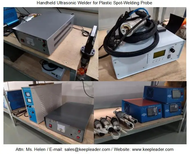 Handheld Ultrasonic Welder for Plastic Spot Welding Probe