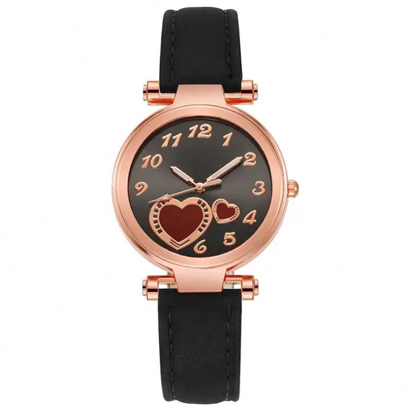 Trendy Hot Sale Mechanical Personality Double Time Six-Pin Quartz Watch
