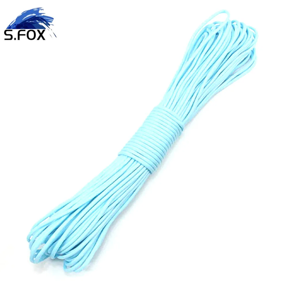 Camping Hiking Survival Paracord Glow in Dark Reflective Parachute 550  Luminous Rope