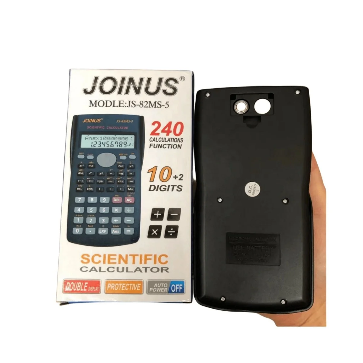 Scientific Calculator Black School 2-Line Engineering Scientific Calculator Function Calculator for Student and Teacher
