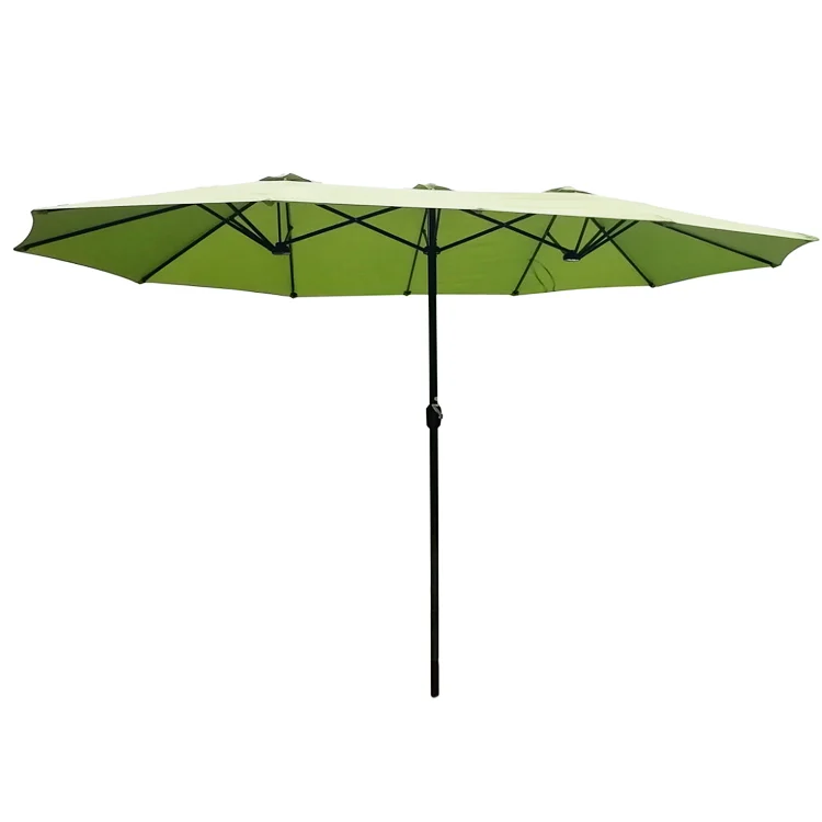 COLORFUL Wholesale Price Solar Power Umbrella Aluminum Market Patio Umbrella Solar Panel Beach   Umbrella