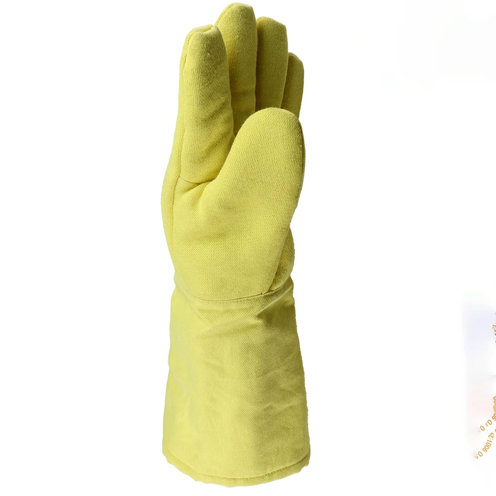 High Quality high temperature resistance industrial safety glove flame retardant heat-Insulation protective gloves for fireman