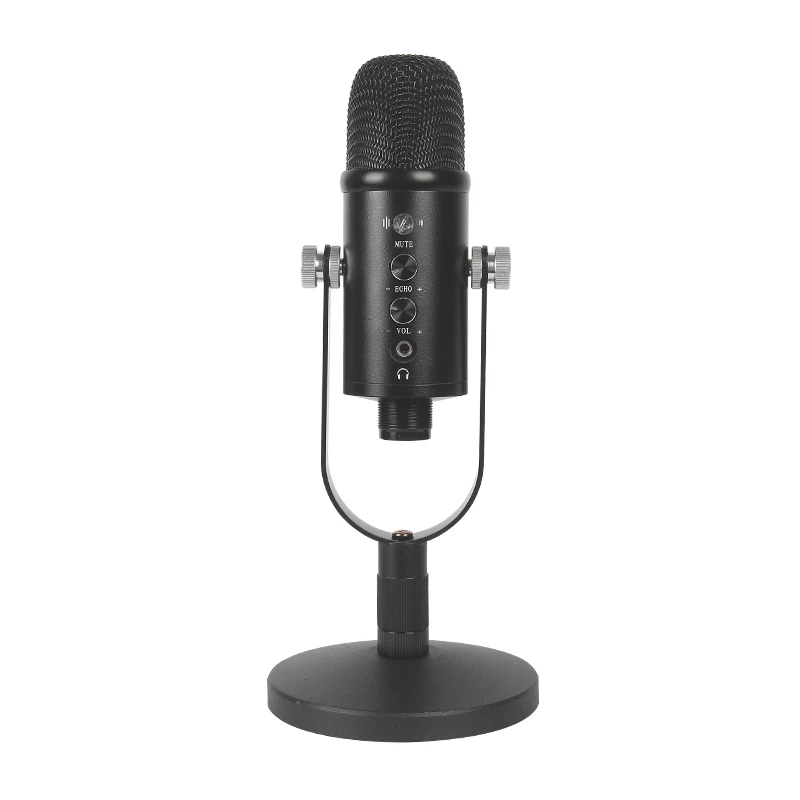 Condenser Microphone Bundle Mic Kit With U-Shaped Stable Vocal Microphone Pack For Streaming/Podcasting