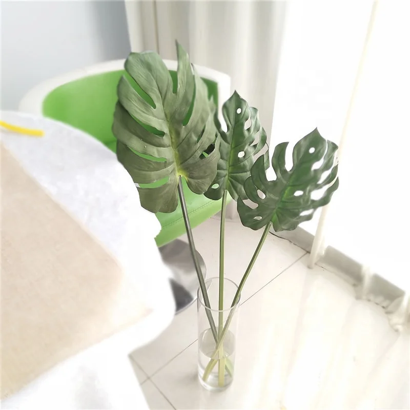 YAYUN A-3022 Real Touch Artificial Tropical Palm Tree Leaves Wedding Decoration