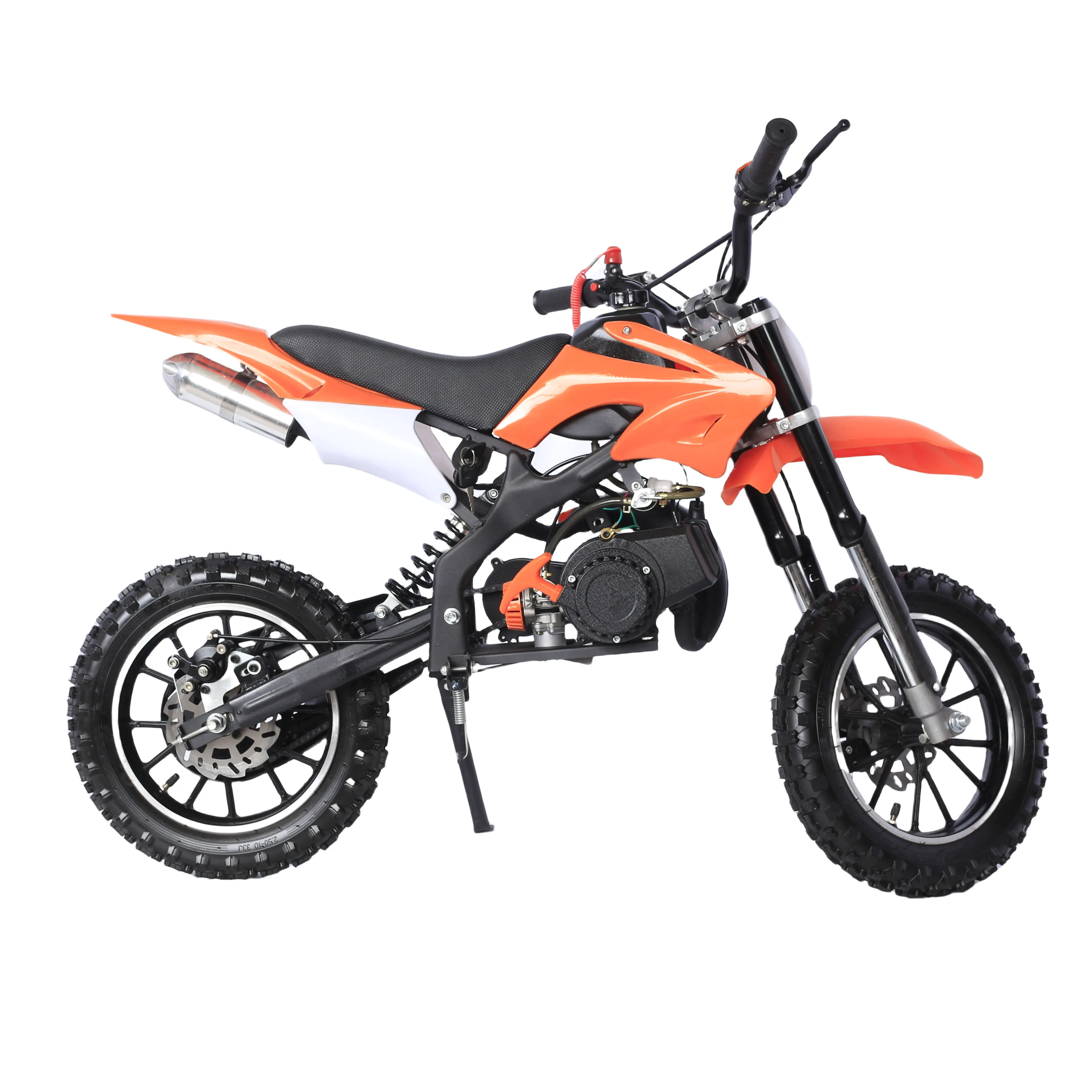 Новый дизайн мощный бензиновый внедорожник 49CC mini 2 колеса внедорожные мотоциклы