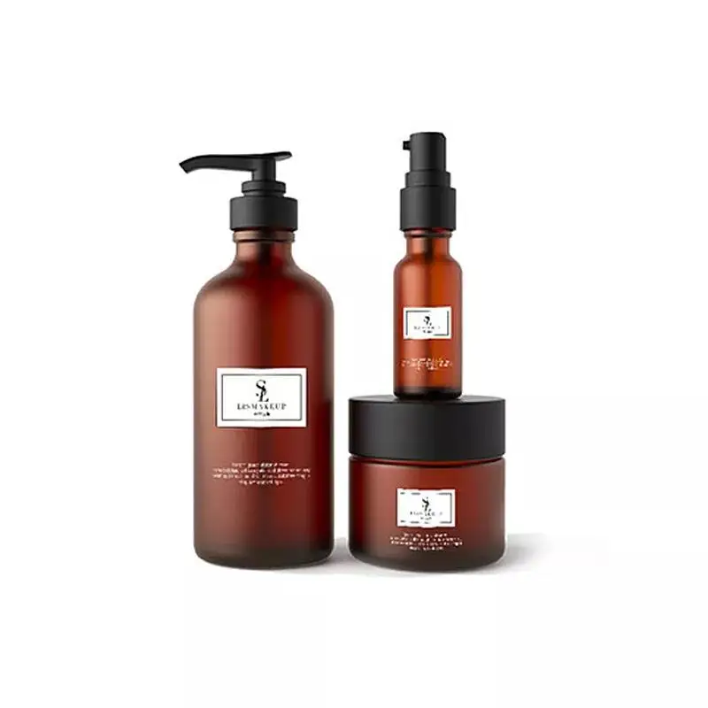 Custom Printed Cosmetic Bottle Makeup Product Packaging Adhesive Paper Logo Label Sticker