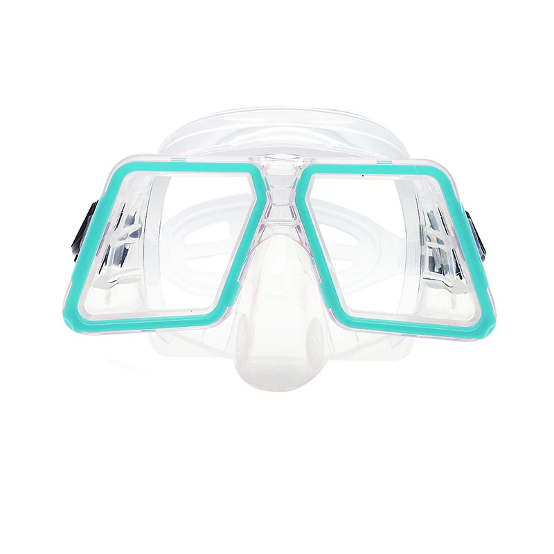 Factory Price Custom New Design Square Frame Snorkel Masks Cool Fashion Adult Diving Mask For Snorkeling
