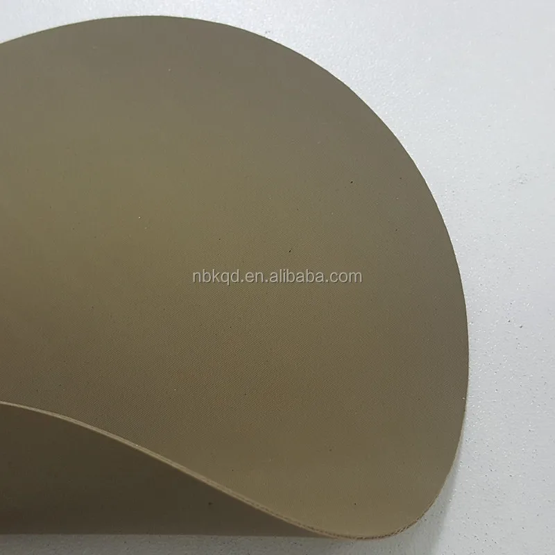Flame Retardant Coyote Brown  Csm Hypalon coated Rubber Fabric for  bag