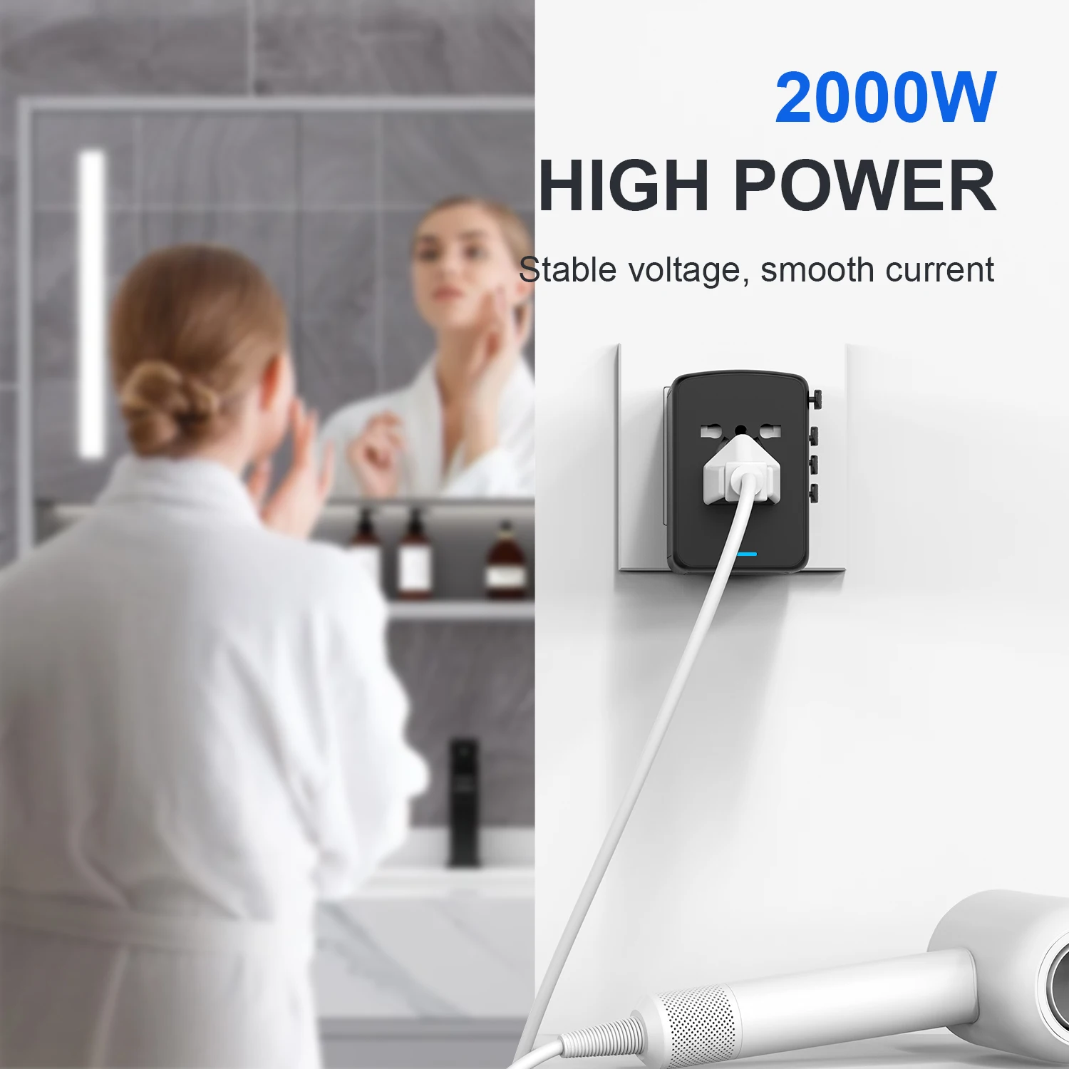 Запасной адаптер предохранителя для путешествий OEM бренд Международный адаптер питания все в одном USB адаптер для путешествий деловой Универсальный вилки для Великобритании, ЕС, США