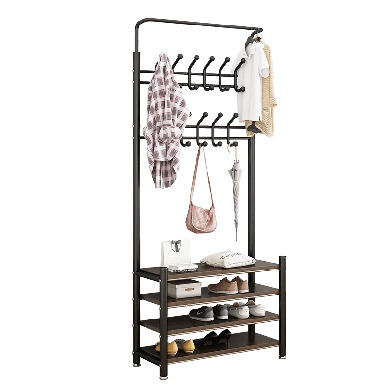 Складная стальная портативная Входная Современная складная металлическая дешевая витрина, Золотая стойка для обуви