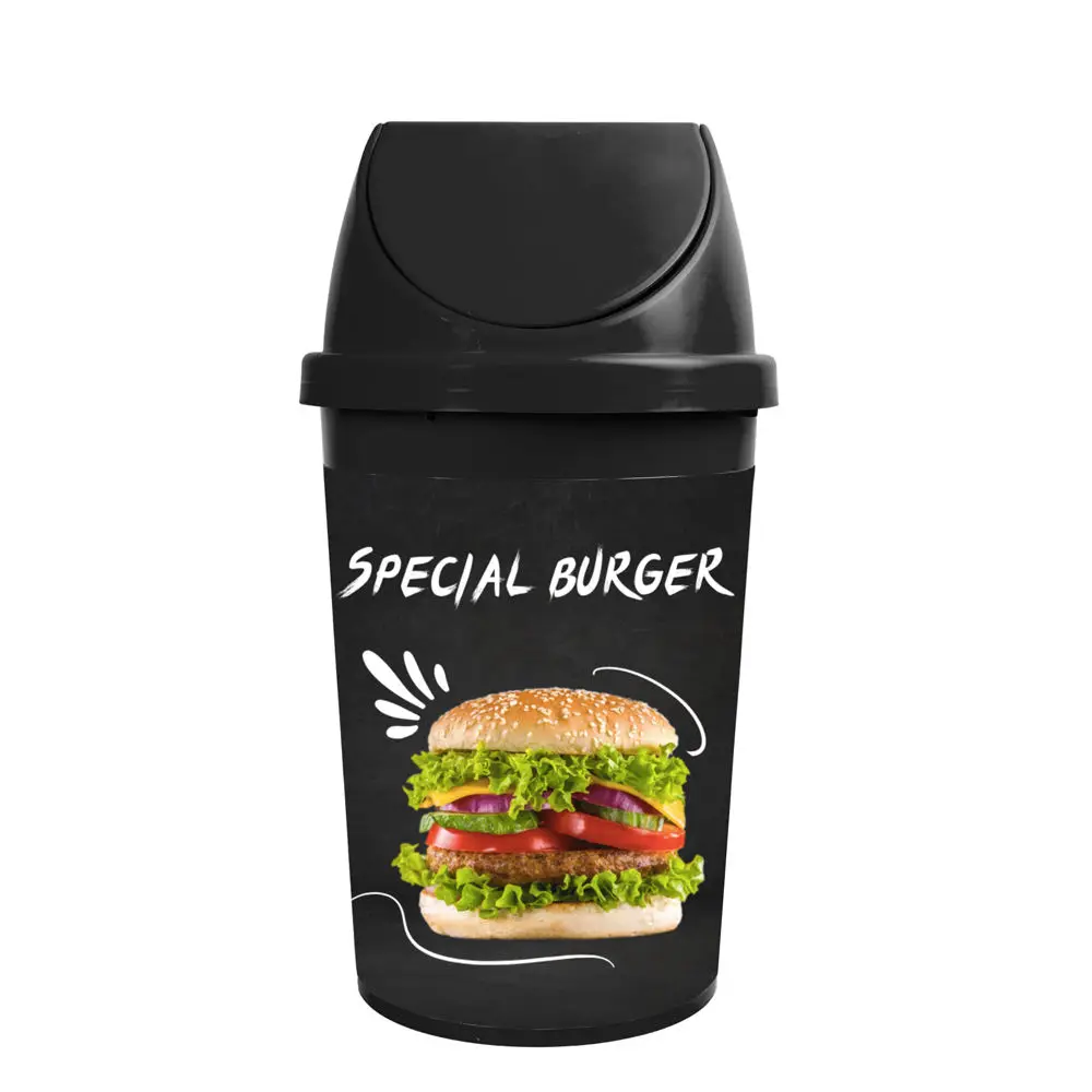 50 Liter Plastic Ice Cream Trash Garbage Can With Round Rectangular Waste Bin Manufacturer