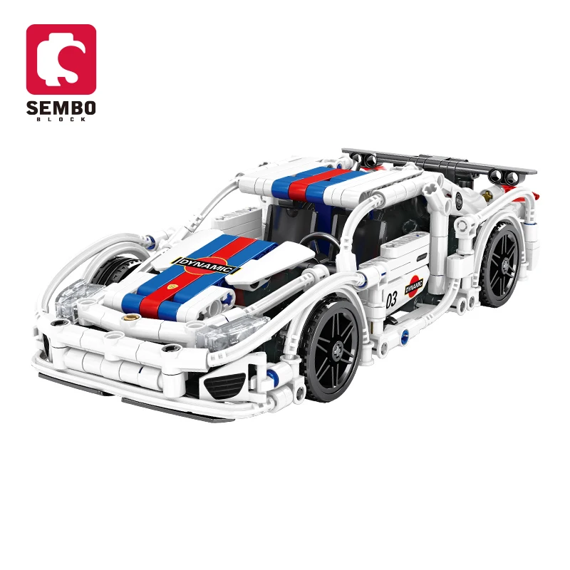 701513 конструктор SEMBO, 541 шт., развивающий набор для сборки, набор 918 спортивных кирпичей, конструктор автомобиля, набор строительных блоков, игрушки 6 +