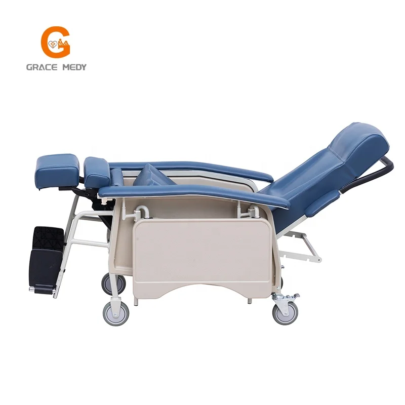 medical injection chemotherapy reclining blood donation geriatric chair
