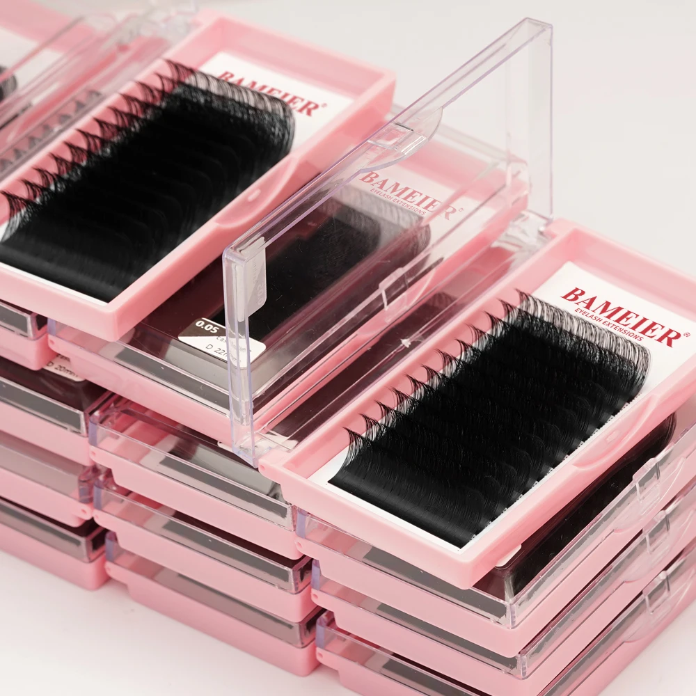Factory Direct Supply High Quality Velvet Lash Extension Tray Korean Pbt Material Korea Eyelash Extension