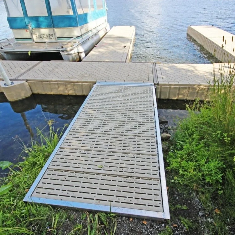 Heavy Duty Aluminum Steel Marine Boat Floating Dock Gangway Ramp Ladder Bridge Platform Manufacturers Parts Kit Prices