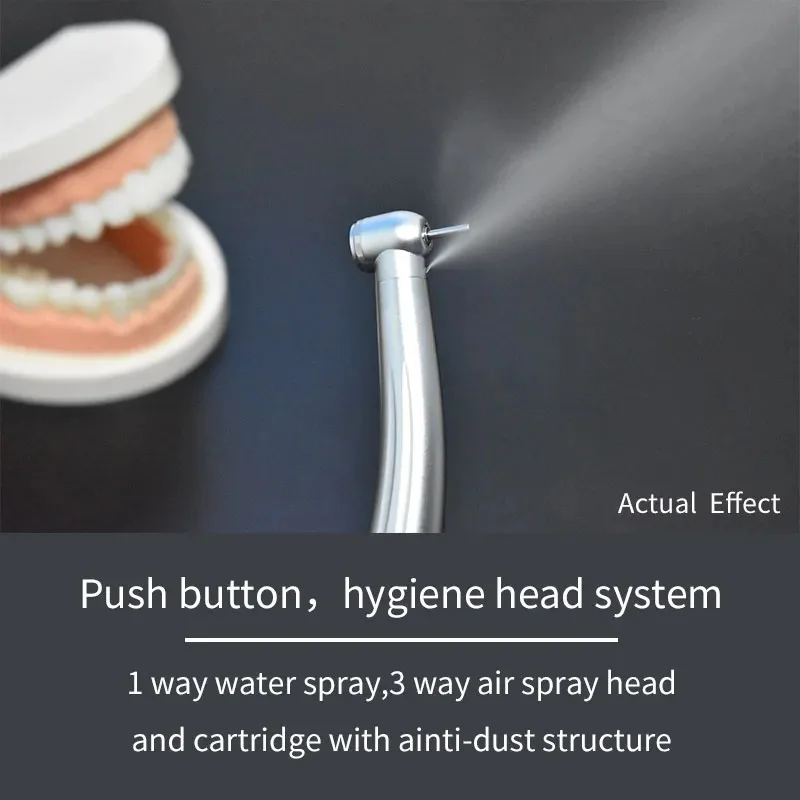 Super Bright Dental E-Generator 5 LED 5 Water Spray Shadowless Handpiece With Warranty Ceramic Bearing Cartridge Air Turbine