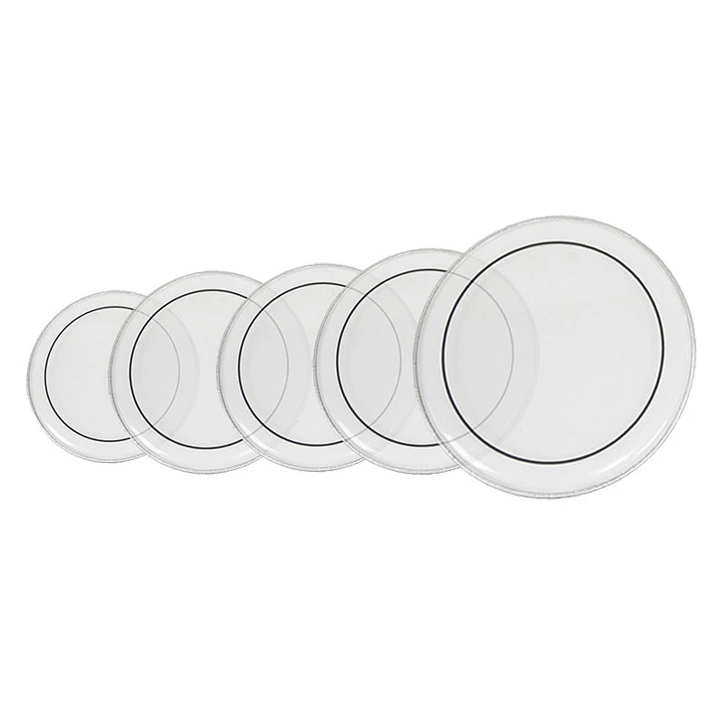 Snare drum parts 8inch drum set skins red drum skin  head coated